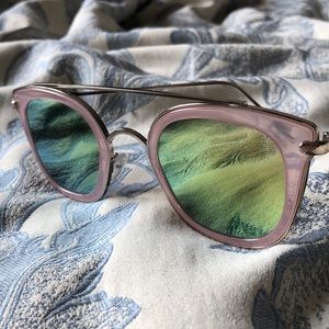 Gold and Pink Sunglasses